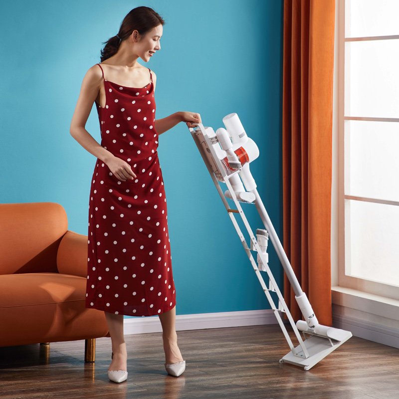 Acuum cleaners storage rack with universal floor stand and wall mount for Dyson, Xiaomi, Dreame